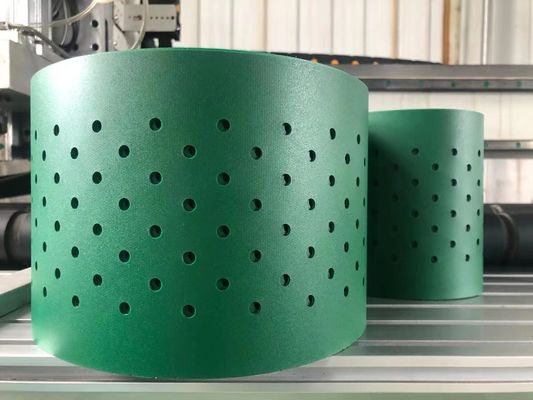 購入 低雑音のガソリン緑ポリ塩化ビニールのコンベヤー ベルトは光沢のある滑らかにする online manufacture