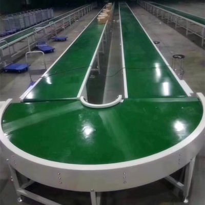 購入 黒い緑の白いカーブ ポリ塩化ビニールのコンベヤー ベルトの顧客用FDAの標準 online manufacture