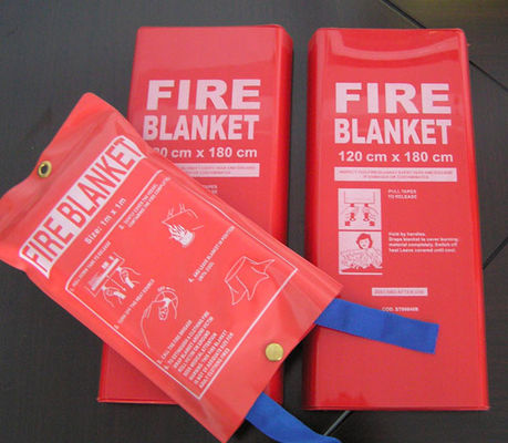 購入 絶縁された耐火性のガラス繊維の火毛布の安全緊急の火毛布 online manufacture