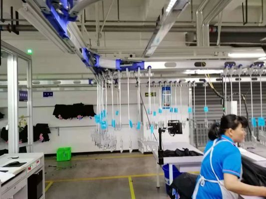 購入 Veiricalのコンベヤーの多層手動貯蔵システム衣服の掛かるシステム online manufacture
