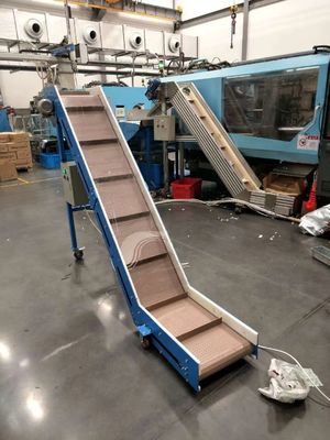 ポリ塩化ビニールの回転カーブ90度のコンベヤー ベルト180度のコンベヤー ベルト