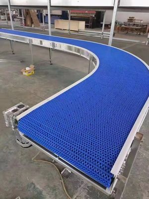 ポリ塩化ビニールの回転カーブ90度のコンベヤー ベルト180度