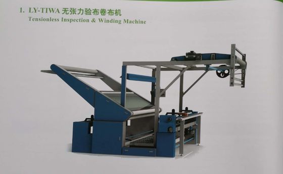 Tensionless生地の点検機械/生地のウィンド マシーン3.4KW力