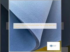 アイロン台とプレス用シリコーンフォームとシリコーンゴム